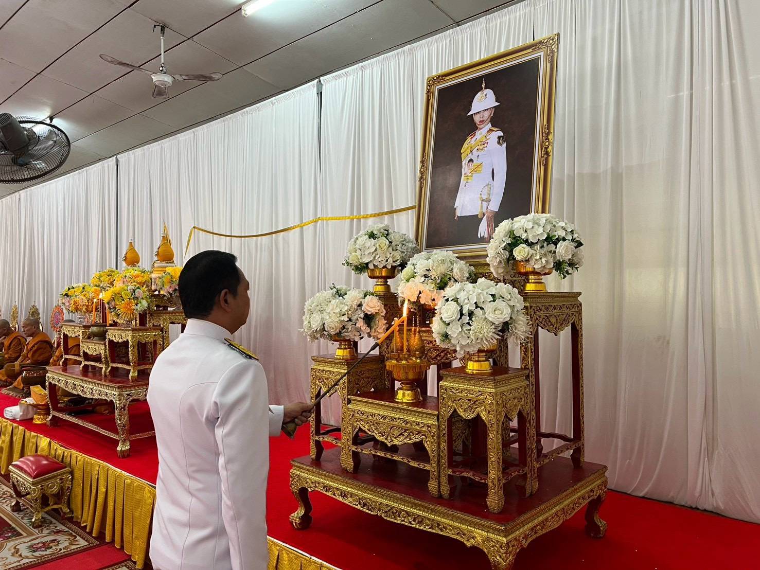 พช.เรณูนคร : ร่วมพิธีบำเพ็ญกุศล ในวาระครบ 50 วัน (ปัญญาสมวาร) แห่งการสิ้นพระชนม์ ถวายเป็นพระกุศลแด่ สมเด็จพระเจ้าลูกเธอ เจ้าฟ้าพัชรกิติยาภา นเรนทิราเทพยวดี กรมหลวงราชสาริณีสิริพัชร มหาวัชรราชธิดา